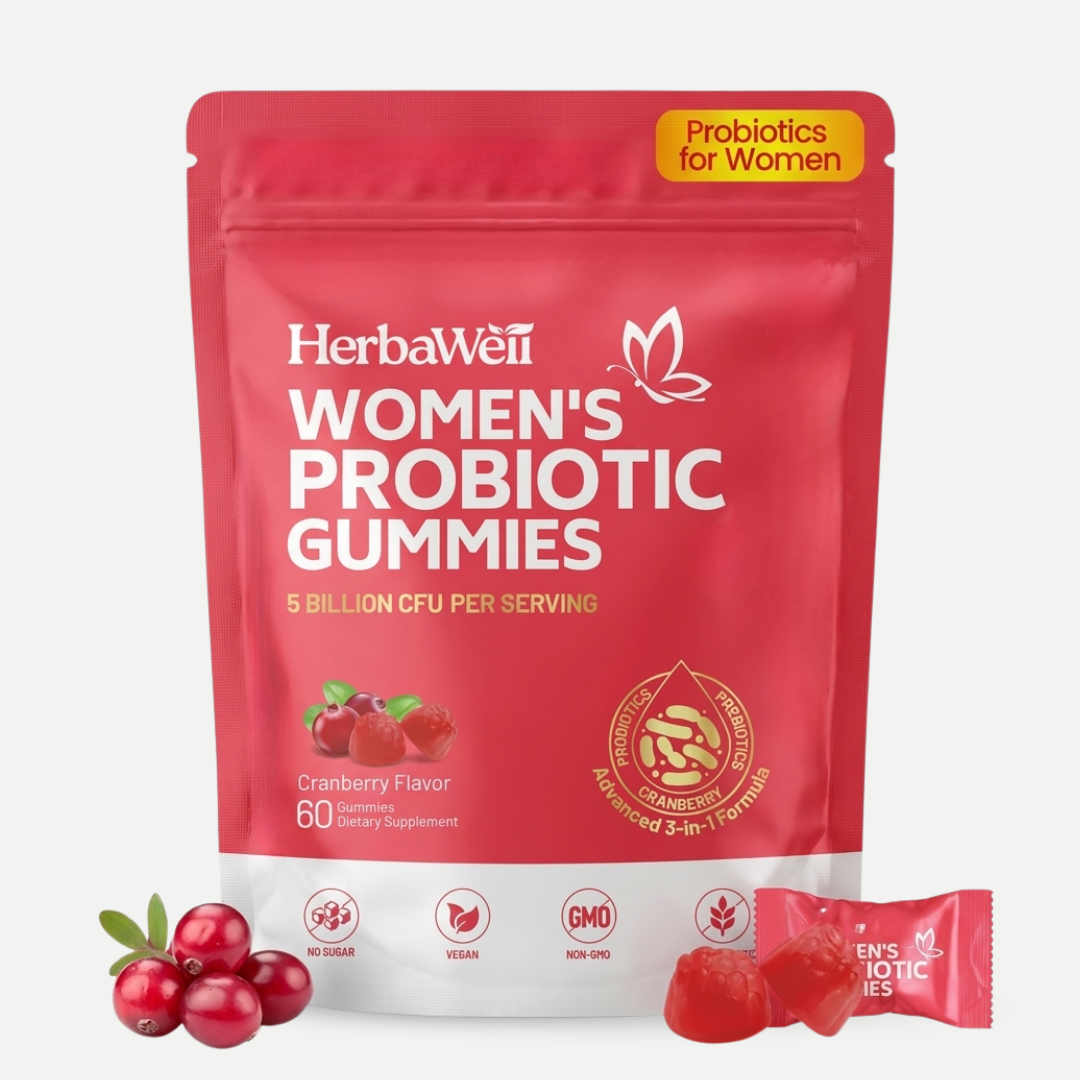 HerbaWell™ Women's Probiotic Gummies 5 Billion CFU