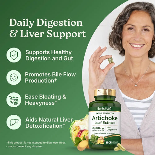 HerbaWell™ Artichoke Leaf Extract Gut Support