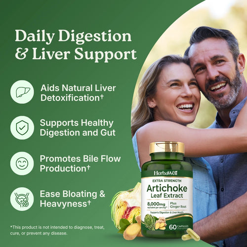 HerbaWell™ Artichoke Leaf Extract Liver Support