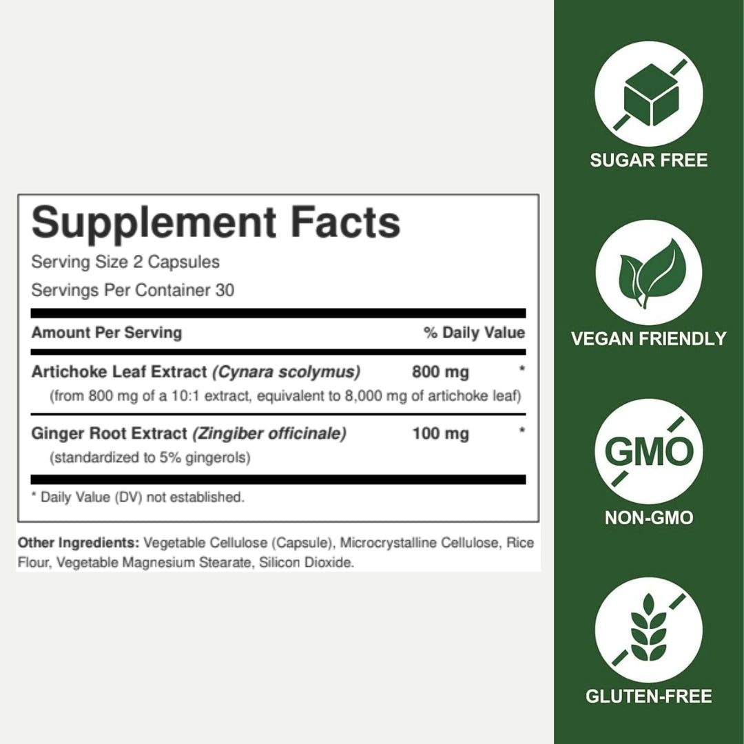 HerbaWell™ Artichoke Leaf Extract Liver Support