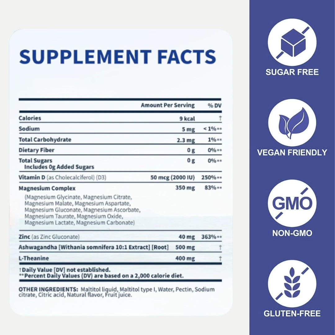 HerbaWell Magnesium + Ashwagandha Gummies